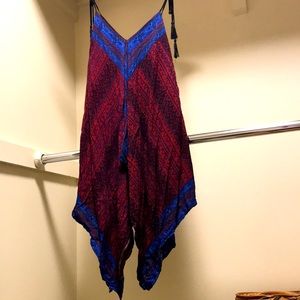 Tribal and floral dress